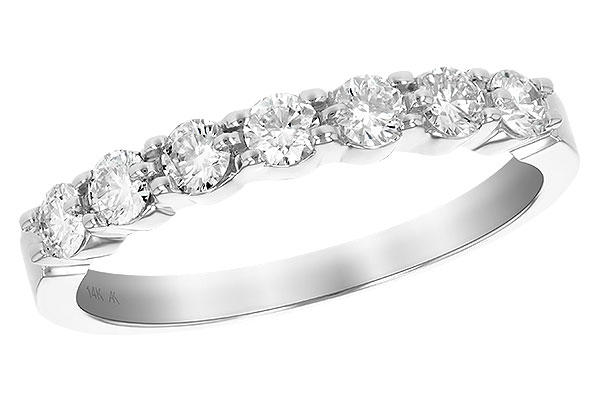 D138-51809: LDS DIA WED RG .50 TW (7 STONES)