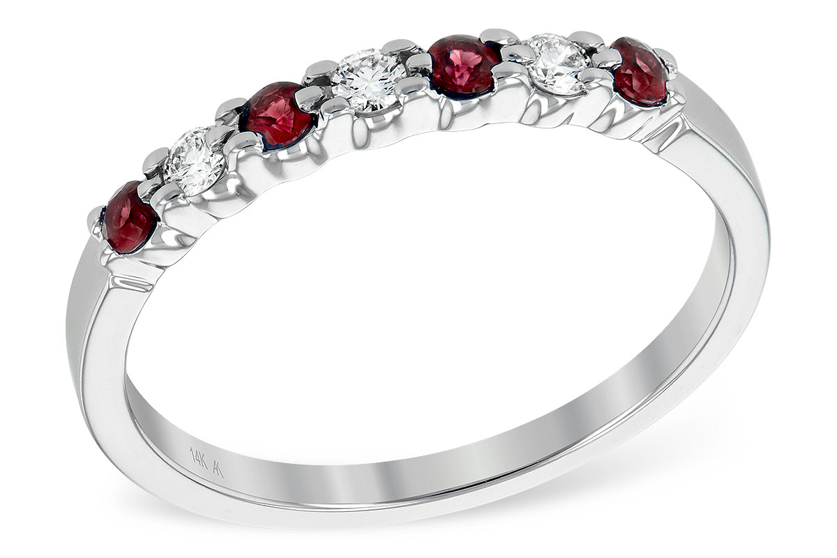 D231-26309: LDS WED RG .18 RUBY .28 TGW