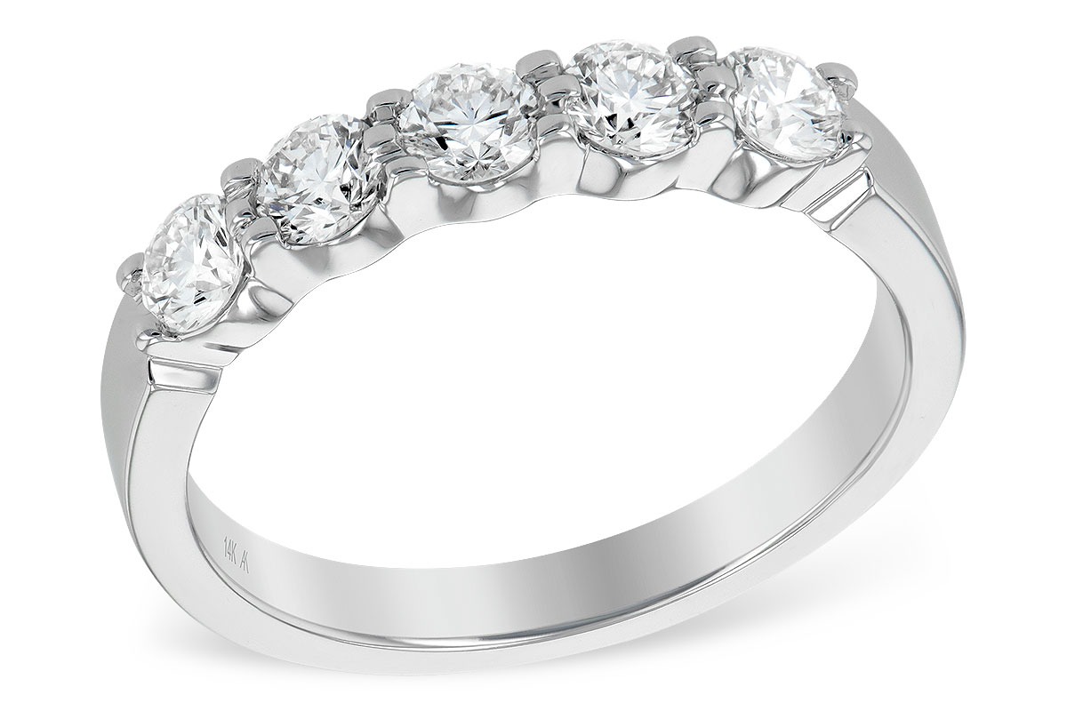 D232-17218: LDS DIA WED RG .75 TW (5 STONES)