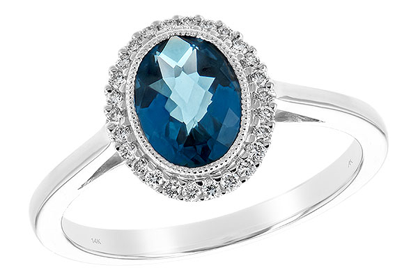 D234-83564: LDS RG 1.27 LONDON BLUE TOPAZ 1.42 TGW