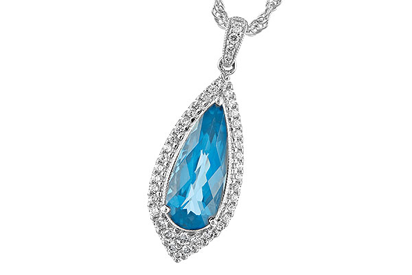 D234-85382: NECK 2.40 BLUE TOPAZ 2.65 TGW