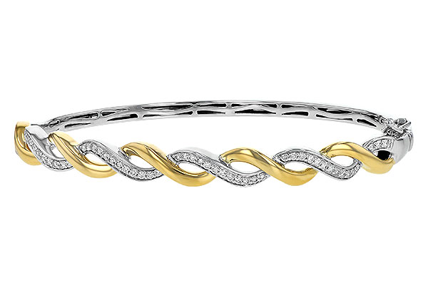 D234-87227: BANGLE BRACELET .42 TW