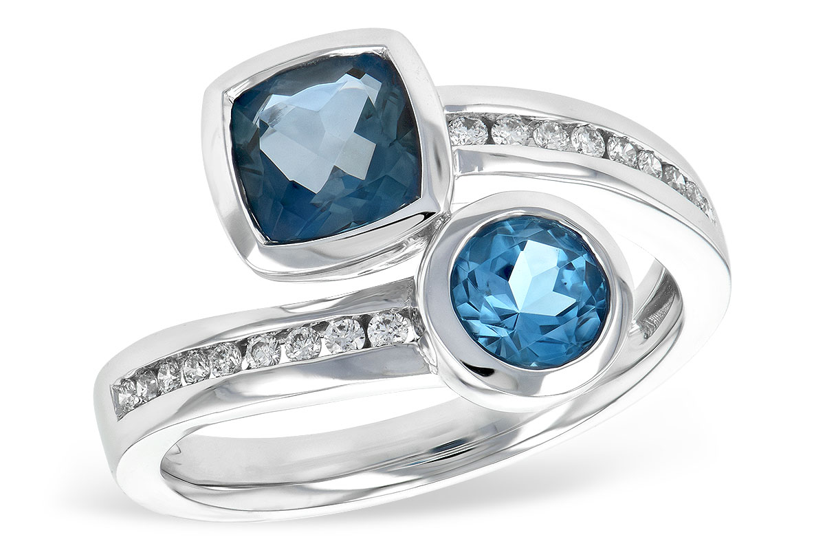 D234-90891: LDS RG 1.55 TW BLUE TOPAZ 1.70 TGW