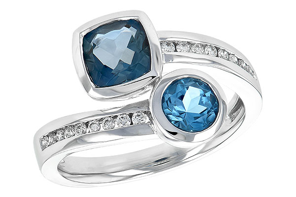 D234-90891: LDS RG 1.55 TW BLUE TOPAZ 1.70 TGW