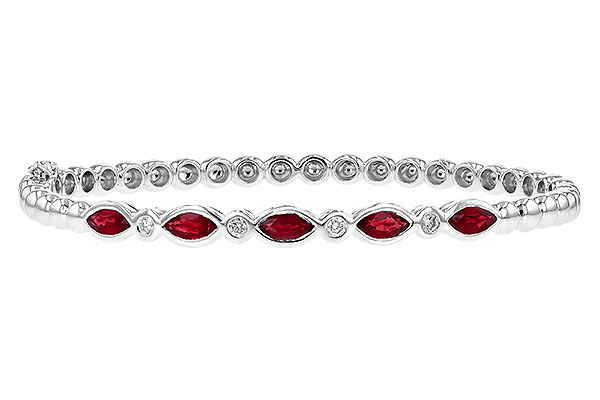 D235-80864: BANGLE 1.50 RUBY 1.63 TGW