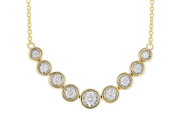 D318-49055: NECKLACE .75 TW