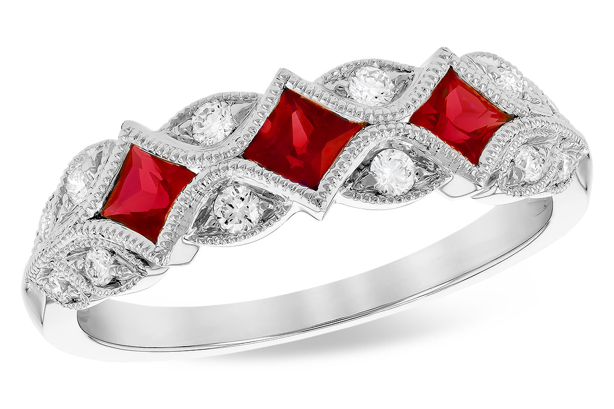 D318-49064: LDS WED RG .55 TW RUBY .70 TGW