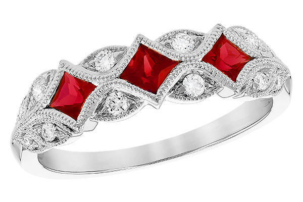 D318-49064: LDS WED RG .55 RUBY .70 TGW