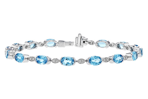 D319-37182: BRACELET 7.80 SWISS BLUE TOPAZ 7.96 TGW