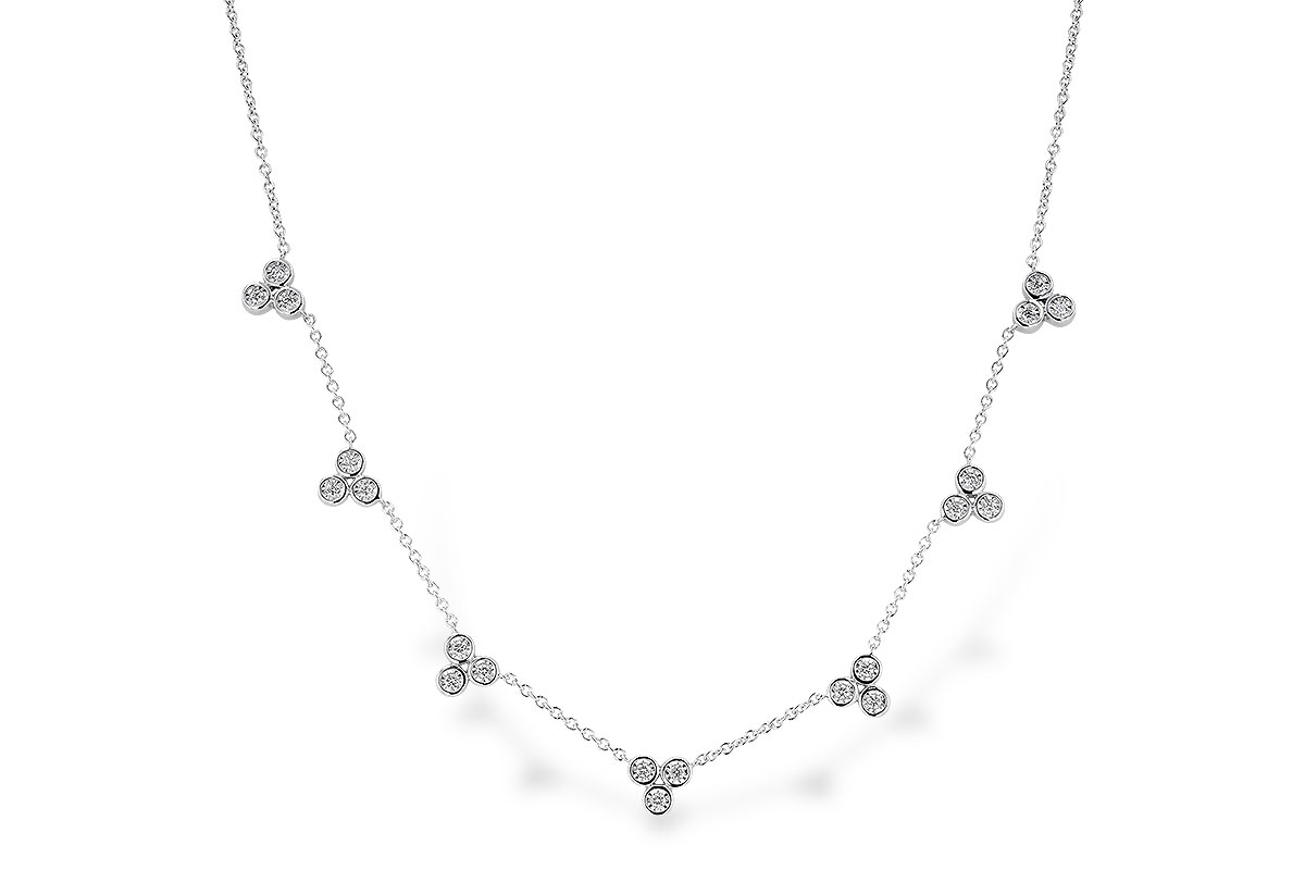 D319-38164: NECKLACE .36 TW (18")
