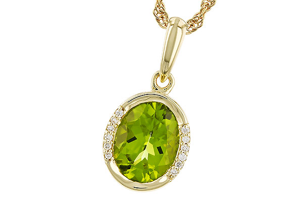 D319-40882: NECKLACE 1.72 TW PERIDOT 1.75 TGW (9x7 PER)