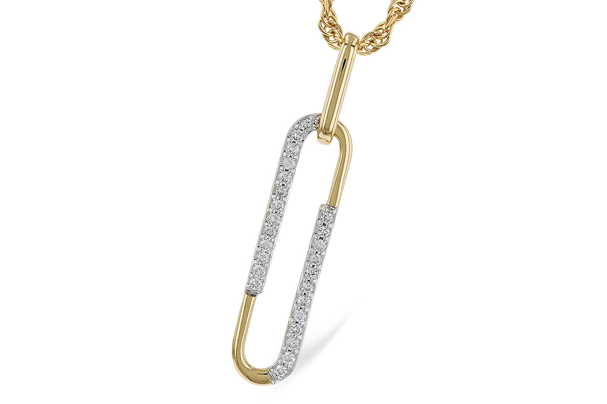 D319-42655: NECKLACE .14 TW
