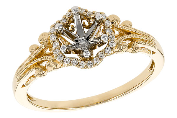 D319-43600: LDS SEMI DIA RG .08 TW (FOR .50 CTR)