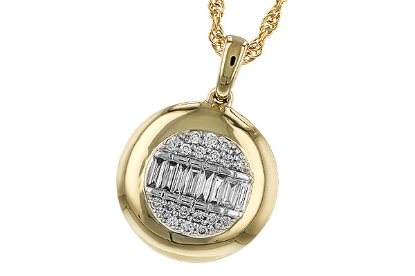 D319-45382: NECKLACE .10 BAG .17 TW