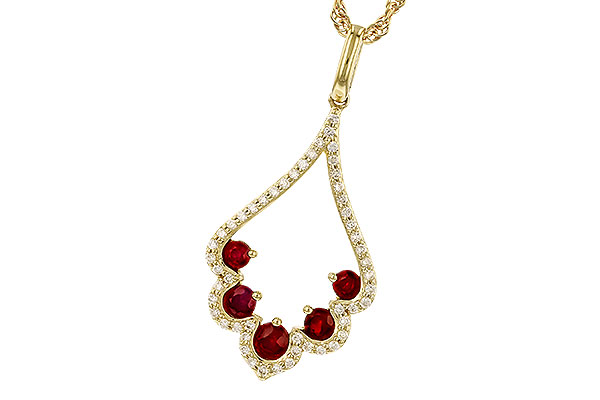 D319-45409: NECK .34 RUBY .53 TGW