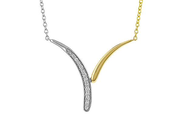 D320-32700: NECKLACE .12 TW (18")