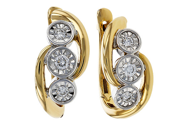 D320-35373: EARRINGS .25 TW