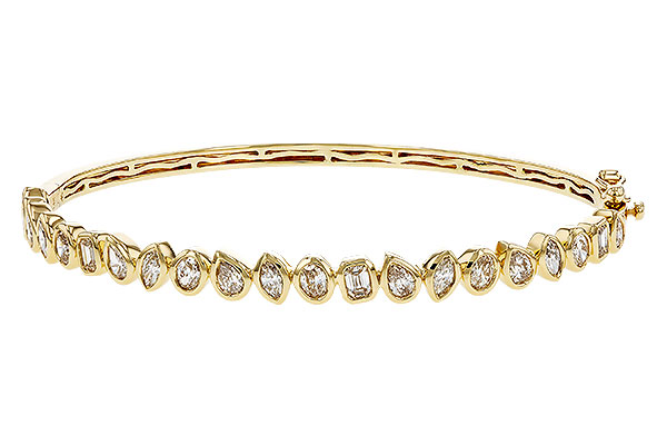 D320-35409: BANGLE 1.65 TW FANCY CUT DIAS