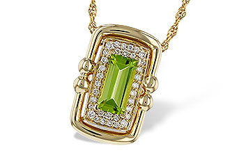 D320-36300: NECKLACE .72 PERIDOT .84 TGW (8x4MM PER)
