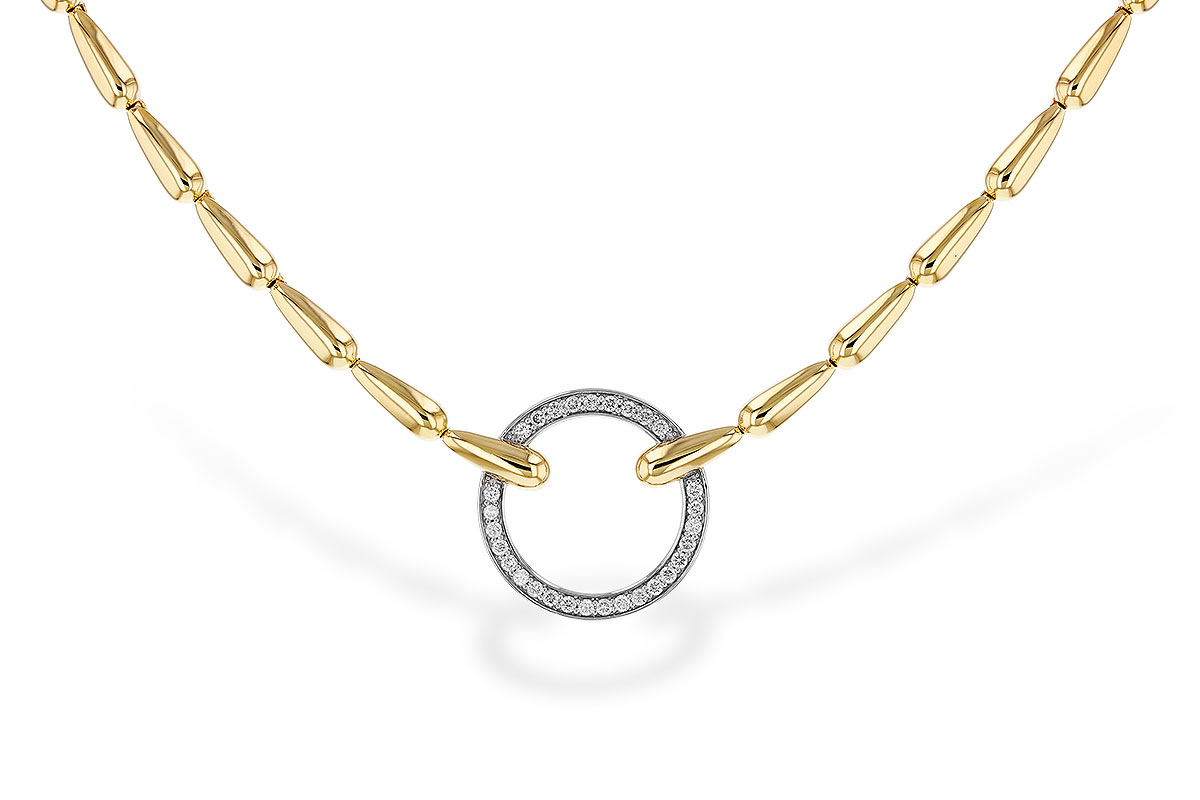 D320-36309: NECKLACE .33 TW (17")