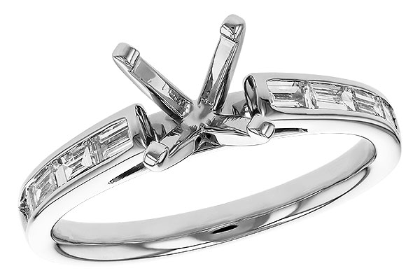 D321-19009: LDS SEMI DIA RG .38 TW BAGUETTES