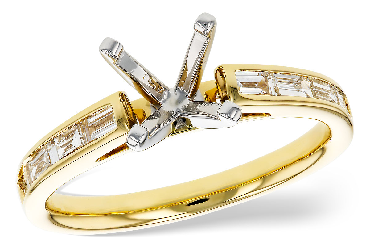 D321-19009: LDS SEMI DIA RG .38 TW BAGUETTES