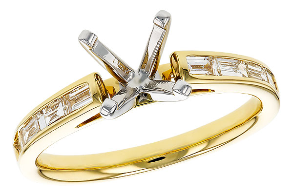 D321-19009: LDS SEMI DIA RG .38 TW BAGUETTES