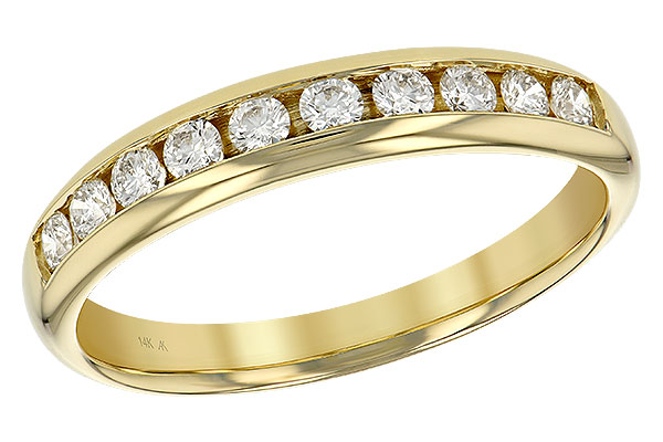 E138-51791: LDS WED RG .32 TW (10 STONES)