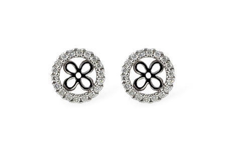 E233-04473: EARRING JACKETS .30 TW (FOR 1.50-2.00 CT TW STUDS)
