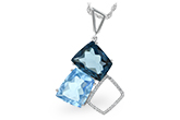 E233-98118: NECK 10.60 BLUE TOPAZ 10.73 TGW