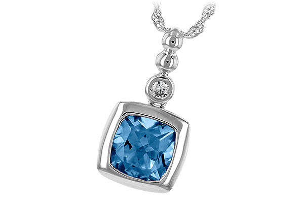 E234-87218: NECK 1.45 BLUE TOPAZ 1.49 TGW