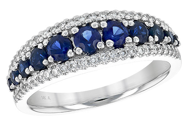 E234-90855: LDS WED RG .93 TW SAPP 1.16 TGW