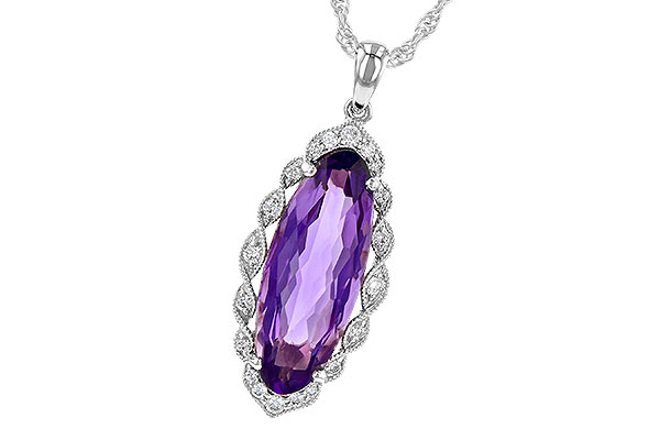 E235-80827: NECK 3.60 AMETHYST 3.74 TGW