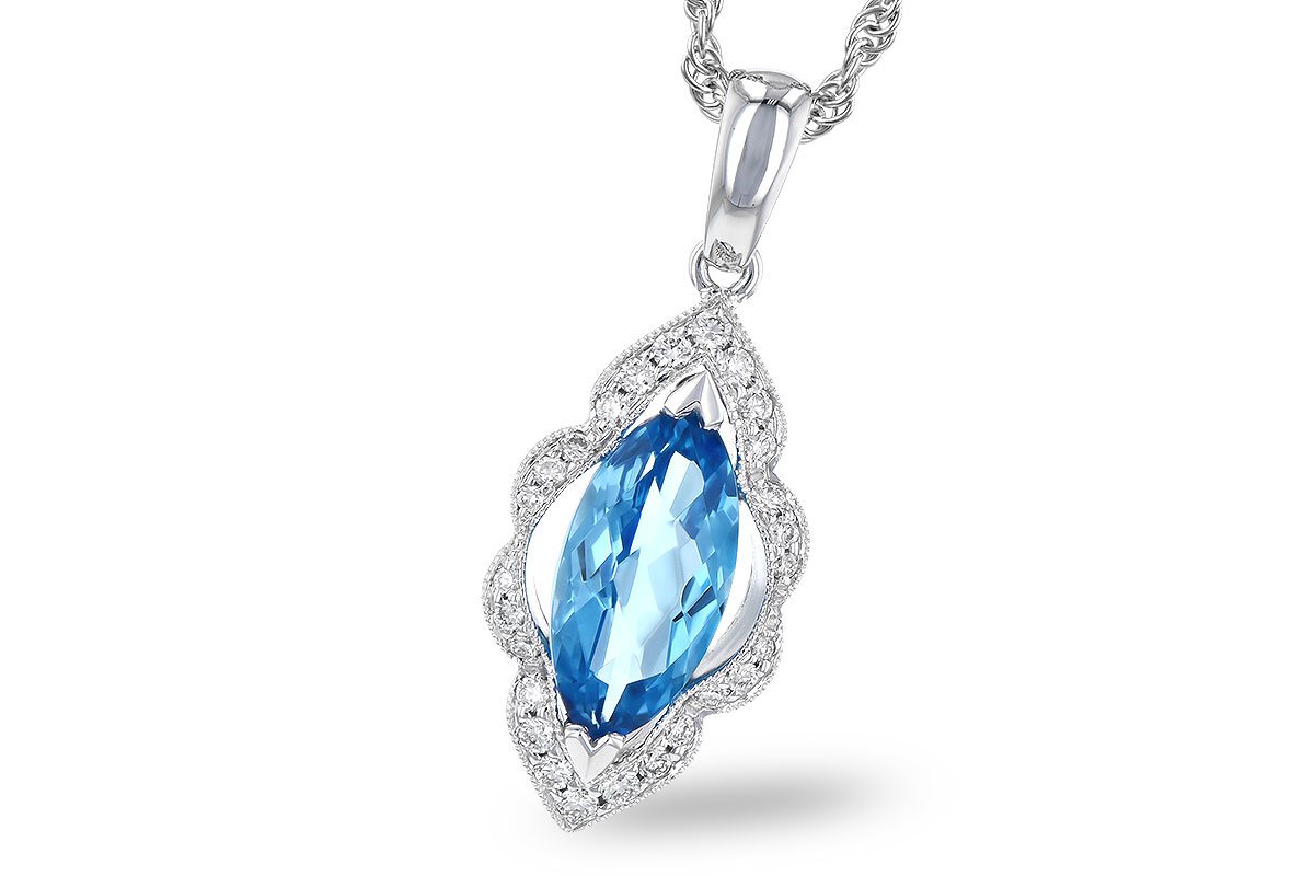 E318-52709: NECK 1.26 BLUE TOPAZ 1.37 TGW