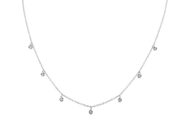 E319-38164: NECKLACE .12 TW (18")