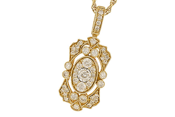 E319-41736: C318-51764 NECK IN ALL Y/G .50 TW