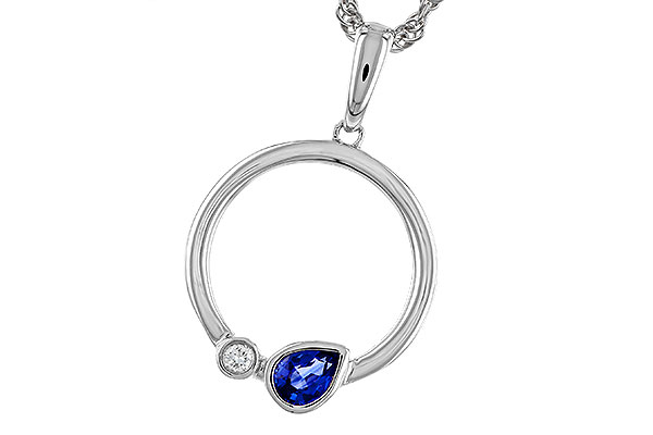 E320-29982: NECKLACE .26 SAPPHIRE .28 TGW