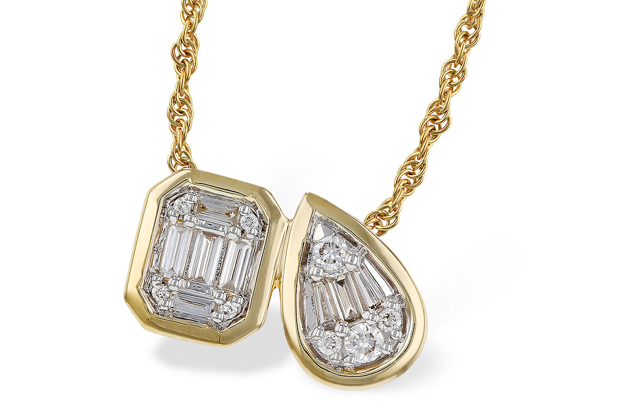 E320-35418: NECKLACE .17 BAG .25 TW