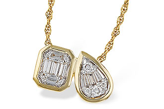 E320-35418: NECKLACE .17 BAG .25 TW