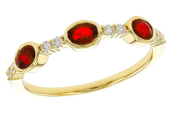 E320-36273: LDS WED RG .66 TW RUBY .78 TGW