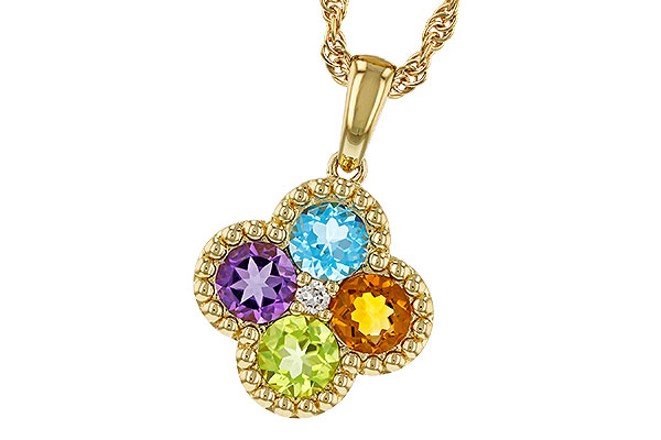 E320-36318: NECKLACE 1.26 SEMI-PREC (AMY,BT,CIT,PER) 1.29 TGW