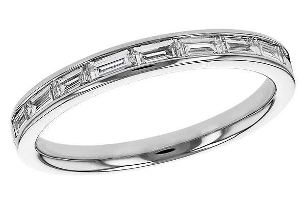 E321-19009: LDS DIA WED RG .44 TW BAGUETTES