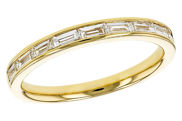 E321-19009: LDS DIA WED RG .44 TW BAGUETTES