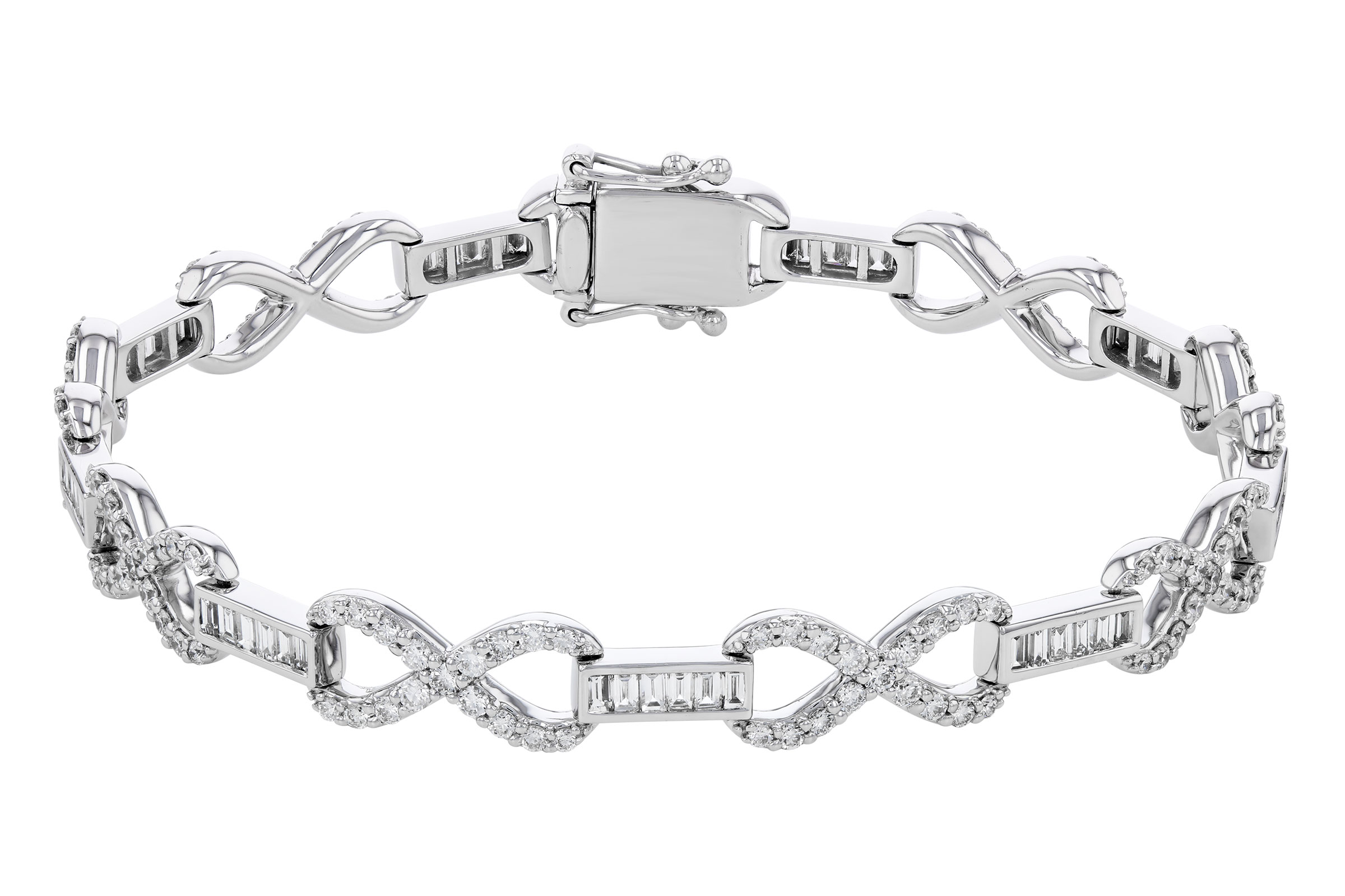 E321-20873: BRACELET 1.00 TW BAG 2.45 TW (7")