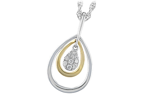 F229-40900: NECKLACE .04 TW