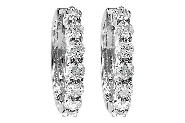 F231-21745: EARRINGS 2 CT TW