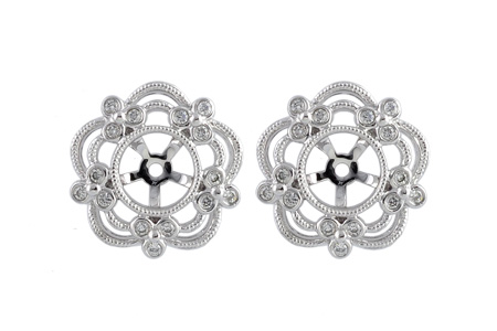 F231-22718: EARRING JACKETS .16 TW (FOR 0.75-1.50 CT TW STUDS)