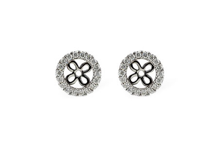F233-04464: EARRING JACKETS .24 TW (FOR 0.75-1.00 CT TW STUDS)