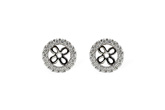 F233-04464: EARRING JACKETS .24 TW (FOR 0.75-1.00 CT TW STUDS)