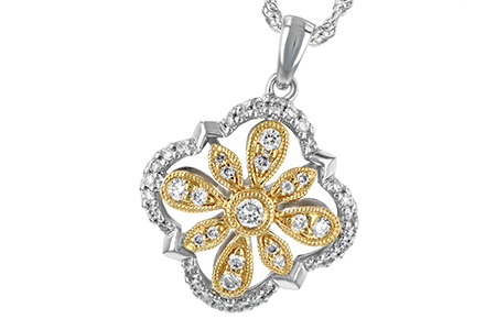 F233-98173: NECKLACE .30 TW